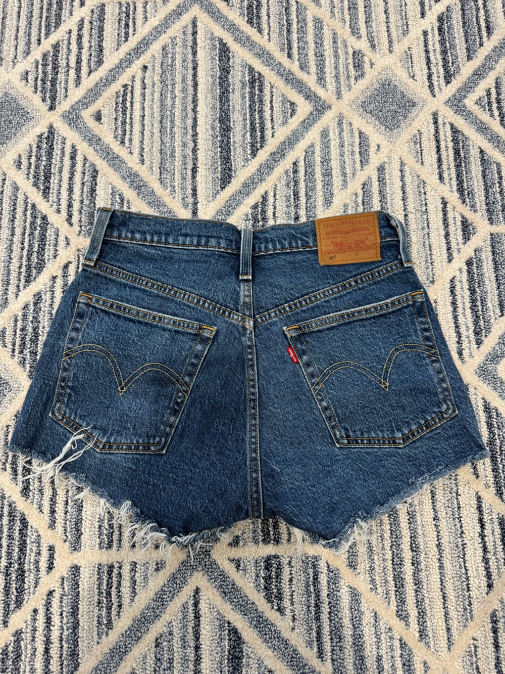Levi’s high-waisted jean shorts